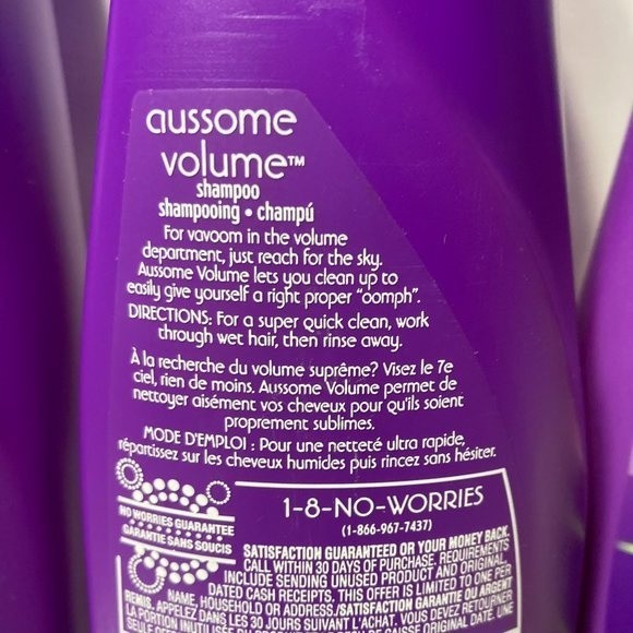 Aussie Aussome Volume Shampoo 3 Bottles DISCONTINUED 13.5 FL OZ - Picture 5 of 13